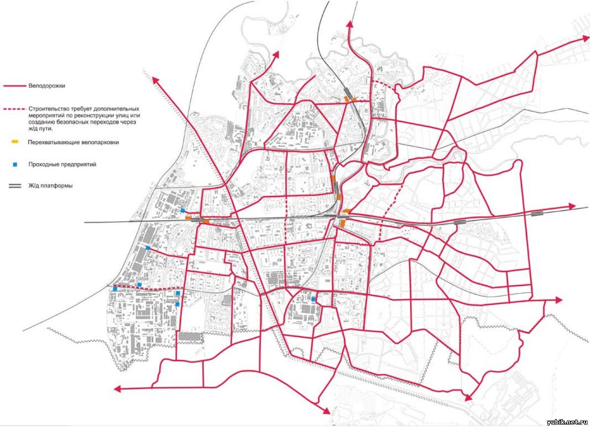 Схема велодорожек в санкт петербурге